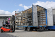 Beladung mit Gitterboxen Beladung mit Gitterboxen